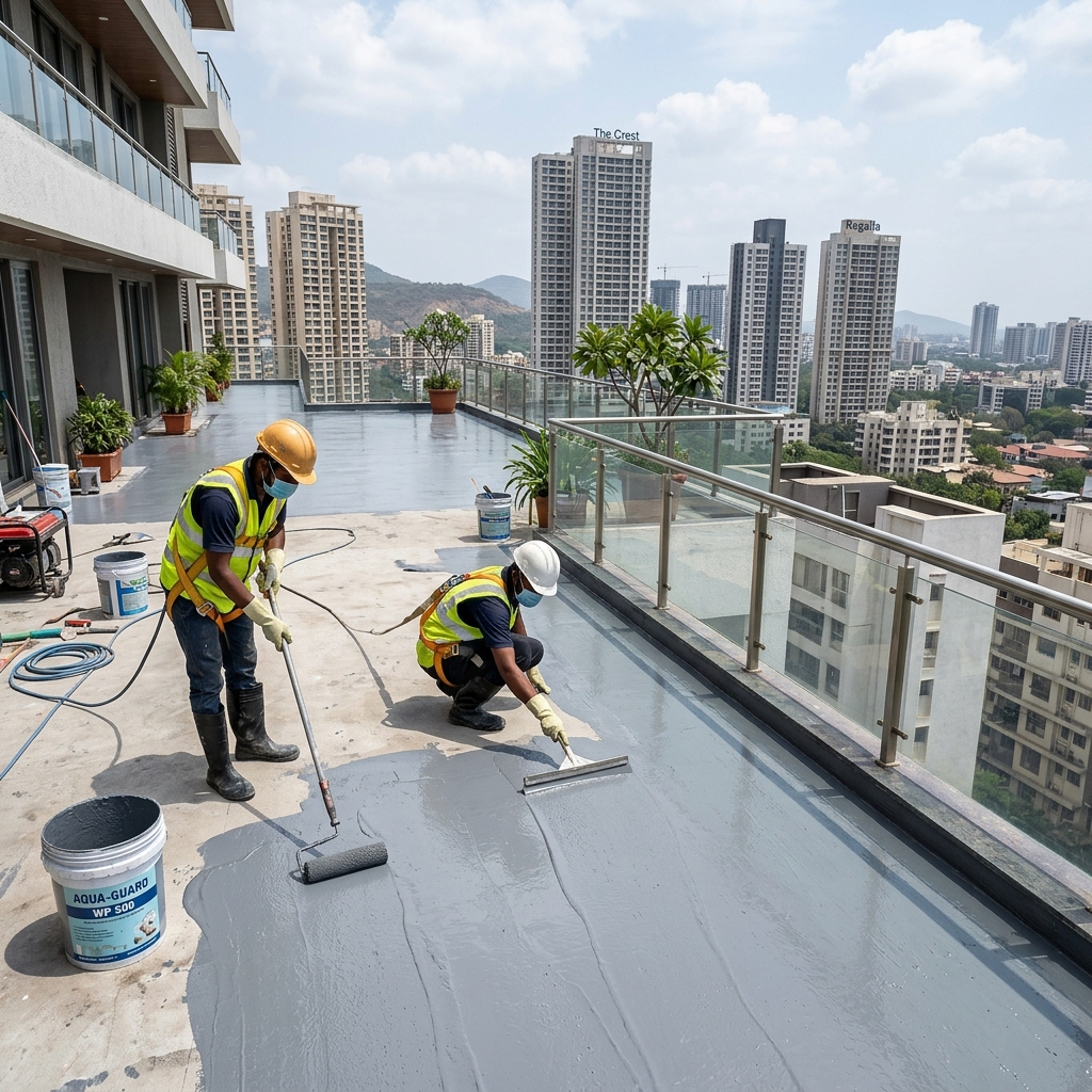 Professional Terrace Waterproofing in Thane